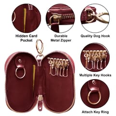 DR. HENRY Genuine Leather Key Holder For Men & Women