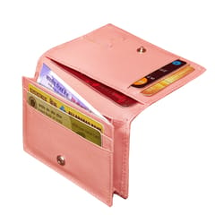 ABYS Genuine Leather Pink Wallet For Women