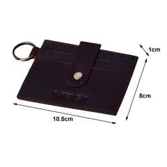 ABYS Genuine Leather Dark Brown Wallet Combo-Set of 2 Wallets for Men and Women