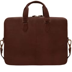 ABYS Dark Brown Laptop Messenger Bag || Laptop Briefcase for Men and Women