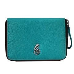 SOUMI Teal Colour RFID Protected Wallet || Card Holder For Women