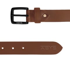 ABYS Genuine Leather Belt For Men(Brown)-B04