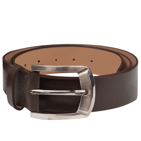ABYS Genuine Leather Belt For Men(Brown)-B11