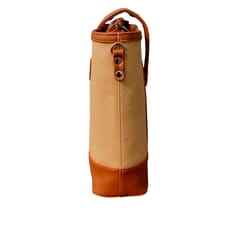 VEGAN Artificial Leather Tan Sling Bag