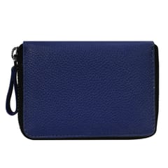 SOUMI Blue Colour RFID Protected Wallet || Card Holder For Women