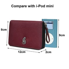 SOUMI Cherry Colour RFID Protected Wallet || Card Holder For Women