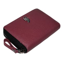 SOUMI Cherry Colour RFID Protected Wallet || Card Holder For Women