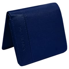 DR.HENRY Genuine Leather Blue Color Wallet for Men and Women