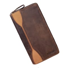 ABYS Genuine Leather RFID Protected Passport Holder Wallet For Men & Women