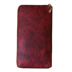MATSS Artificial Leather RFID Protected Document Holder[Burgundy]