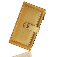 VEGAN Leather Women Golden Clutch/Handbag/Purse/Travel Organiserr