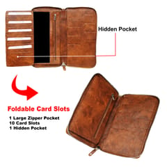 MATSS Artificial Leather RFID Protected Passport Holder[Tan]