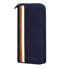 ABYS Multicolored RFID Protected Leather Passport Holder for Men and Women