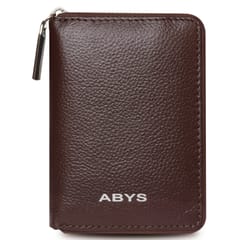 ABYS RFID Protected Leather 9 Slots Card Holder For Men & Women