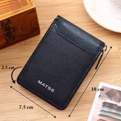 MATSS 11 Slots Black Colour Card Holder