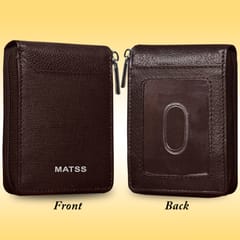 MATSS 11 Slots Chocolate Colour Card Holder