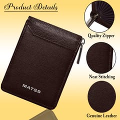 MATSS 11 Slots Chocolate Colour Card Holder