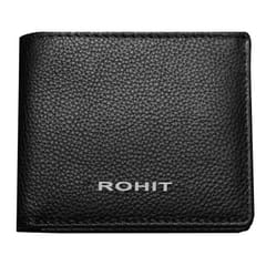 ABYS Genuine Leather Personalised Black Wallet For Men