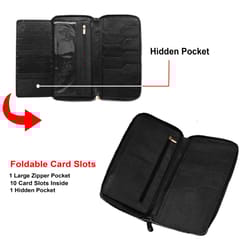 ABYS Black Passport Holder