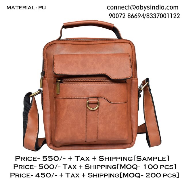 Tan Colour Messenger Bag