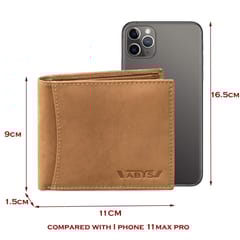 RFID Protected Hunter Leather Wallet For Men