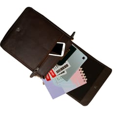 Genuine Leather Coffee Colour Messenger Bag