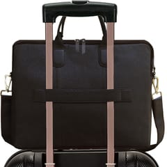 Upto 15.6 Inch Genuine Leather Coffee Laptop Bag