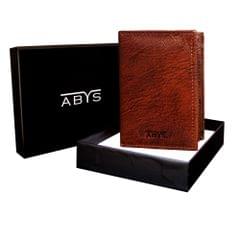 ABYS Genuine Leather Dark Burgundy Card Holder