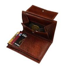 ABYS Genuine Leather Dark Burgundy Card Holder